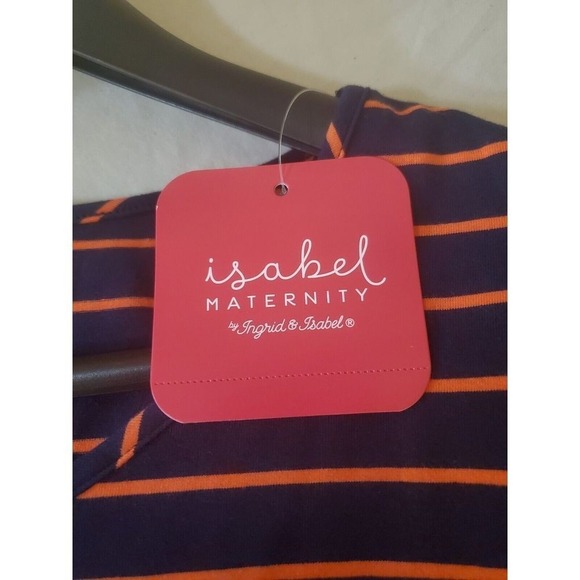 LOT OF 4 Isabel Maternity Women's Short Sleeve Midi DresS Blue Orange Size XXL - Picture 5 of 6